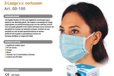 FFP1 Maskers; nu verkrijgbaar