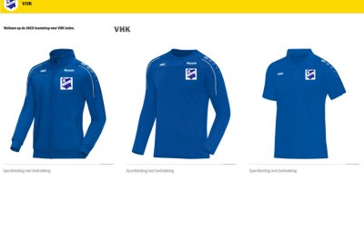 VHK en Rook Bedrijfskleding lanceren shop voor leden.