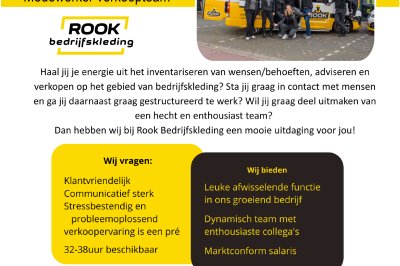 Vacature medewerker Verkoopteam